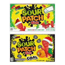 Sour Patch Kids Christmas Theatre Box Lump of Coal Candy