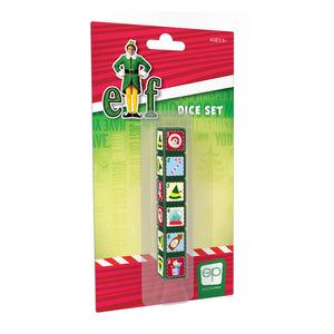 Elf Buddy Christmas Dice Set