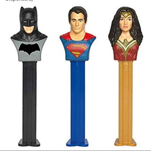 PEZ DC Justice League Batman, Wonder Woman, Superman