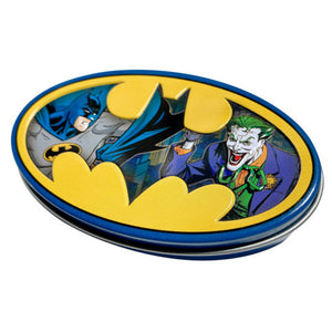 Batman Logo Nemesis DC  Comic Tin candy Sour Blue Raspberry