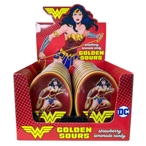 Wonder Woman Magic Lasso Logo Sours Tin candy