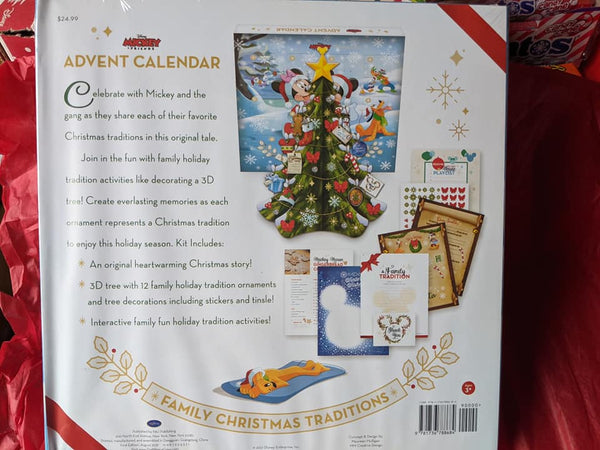 Disney Mickey + Friends Advent Calendar Family Christmas Traditions