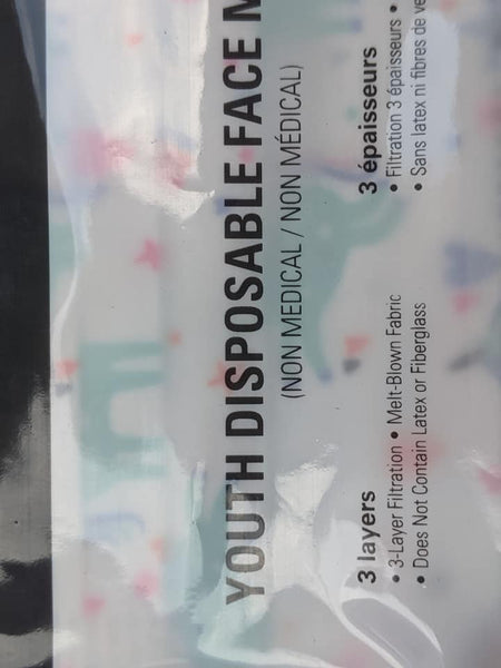 Trenz Disposable Masks Child Youth Assortment 1