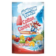 Hawaiian Punch Fruit Juicy Red Cotton Candy 88g 3.1oz Candy Floss
