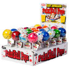 Paintball Pops Giant Jawbreakers 2.3oz 64g