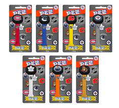 PEZ NHL Pucks Canada 2022  Limited Edition Leafs Habs Oilers Canucks Jets Sens Flames