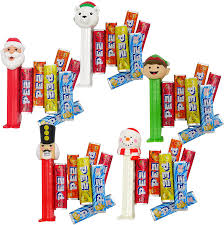 PEZ Christmas Collection Candy Cane Tube