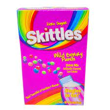 Skittles Wild Berry Punch Singles to Go Drink Mix Powder
