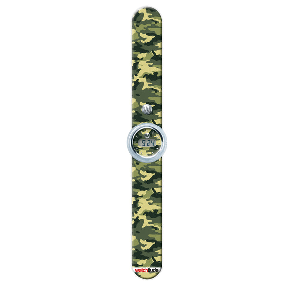 Watchitude Slap Bracelet Watch Army Camo Limited Edition
