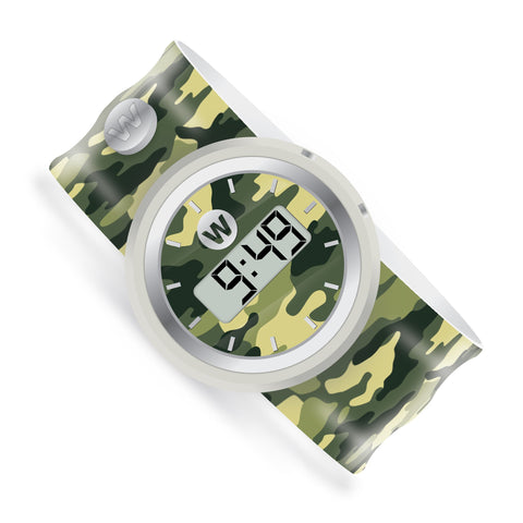 Watchitude Slap Bracelet Watch Army Camo Limited Edition