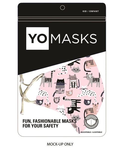 Yo Masks Child Assortment 1 Reusable Adjustable